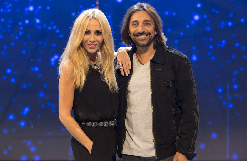 Marta Sanchéz e Antonio Carmona estiveram em Hit - La Cancion
